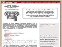 Tablet Screenshot of billinghamlaw.com